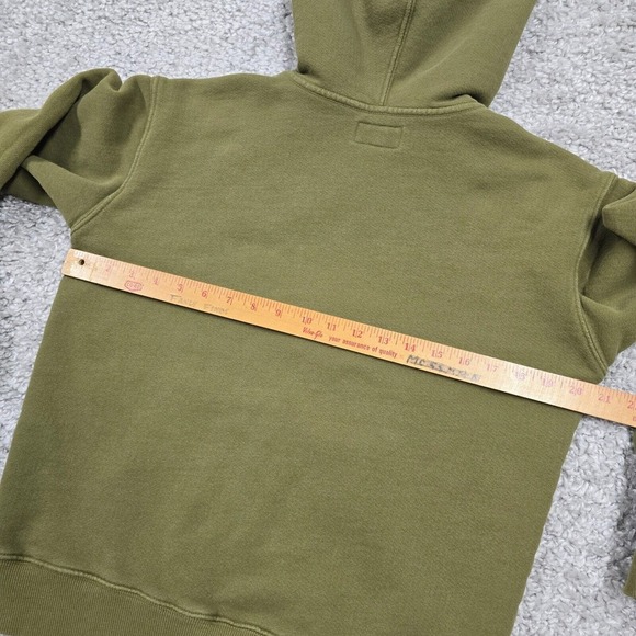 American Giant Sweater Medium Green Full Zip Long Sleeve Midweight Sweatshirt - Picture 11 of 14